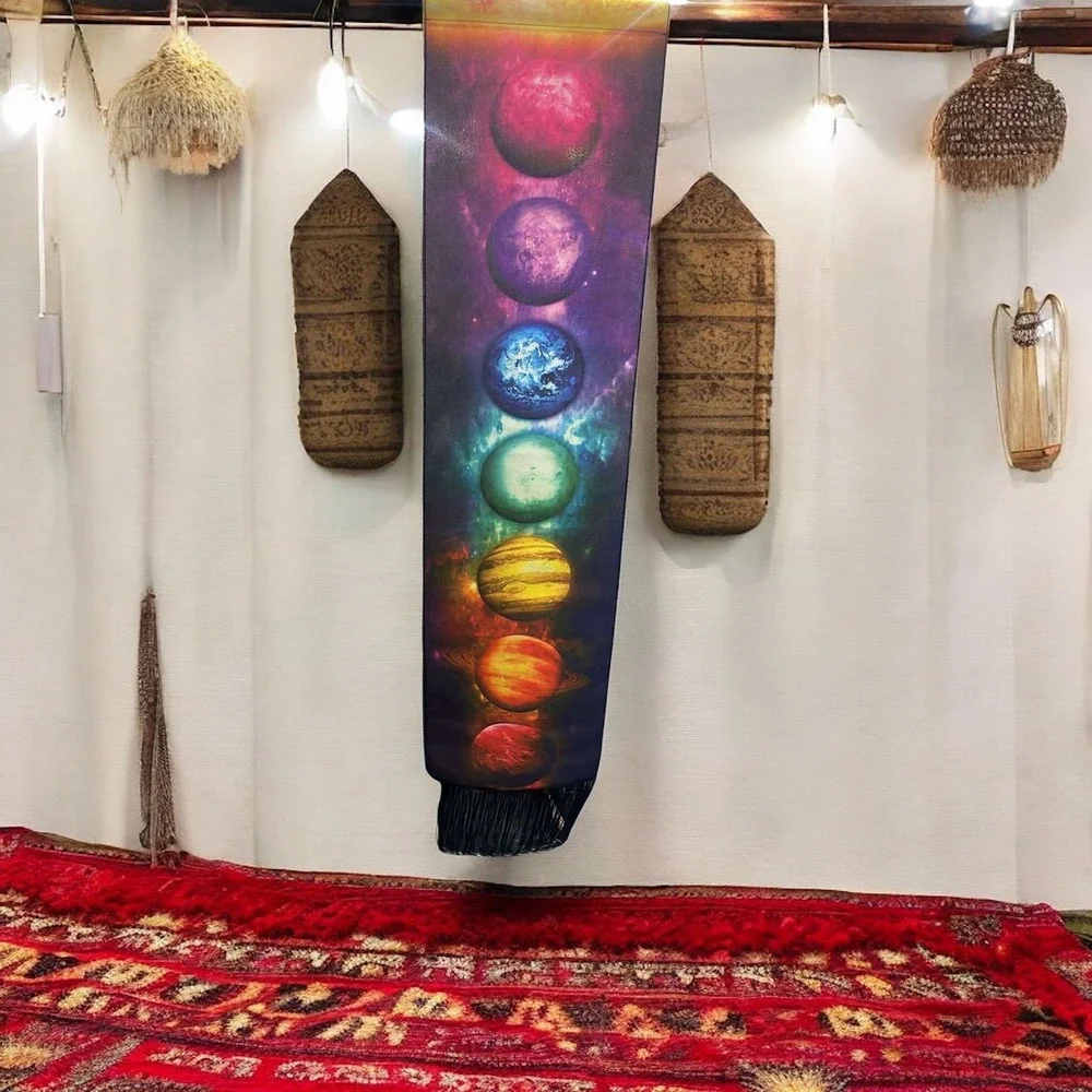 Planetary Chakra Alignment Tapestry